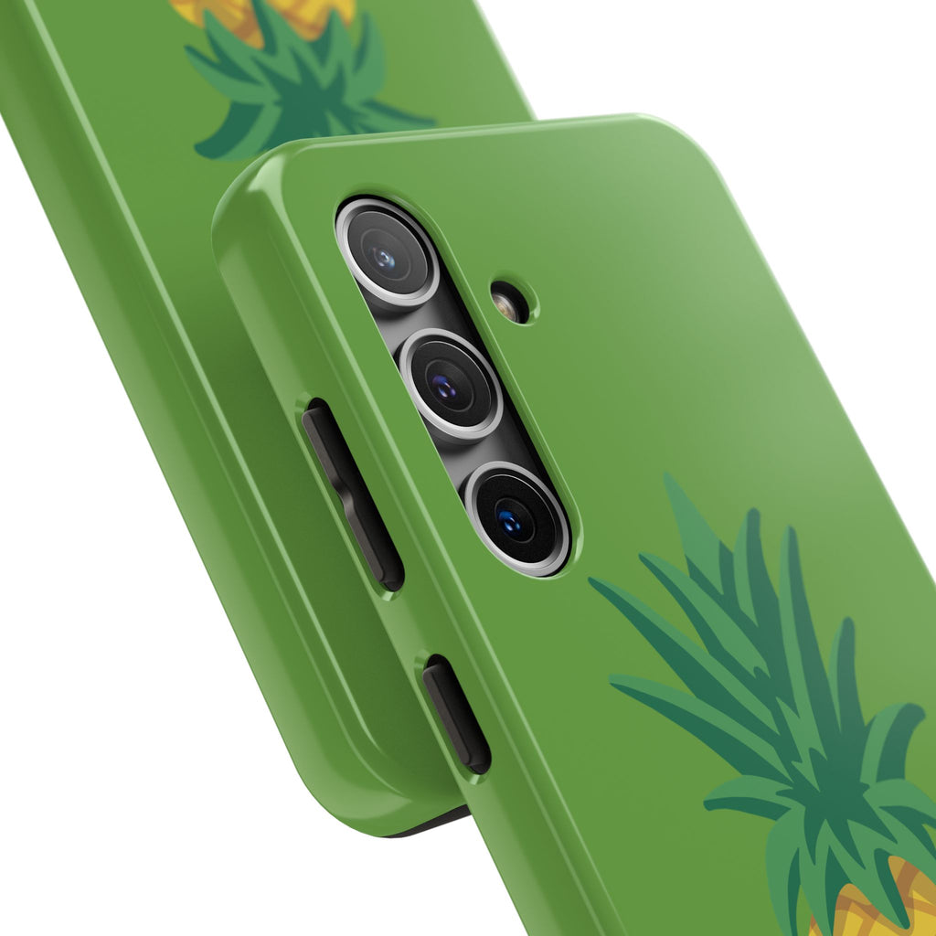 Pineapple Tough Phone Case — Tropical Green Protective Phone Cover