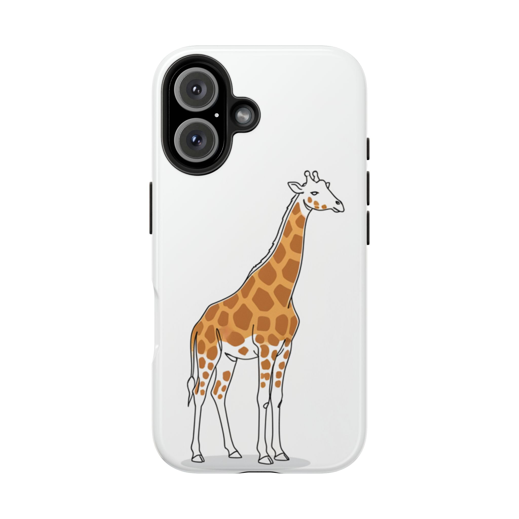 Giraffe Tough Phone Case — Cute Safari Animal Protective Cover