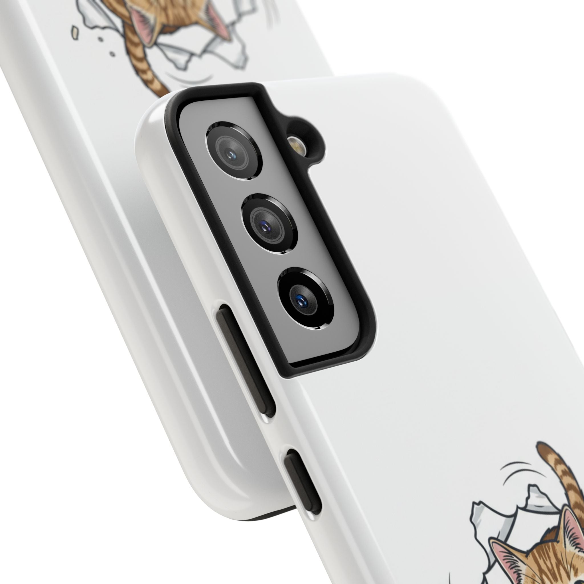 Playful Orange Tabby Cat Phone Case | Tough Phone Case, Protective Cute Kitty