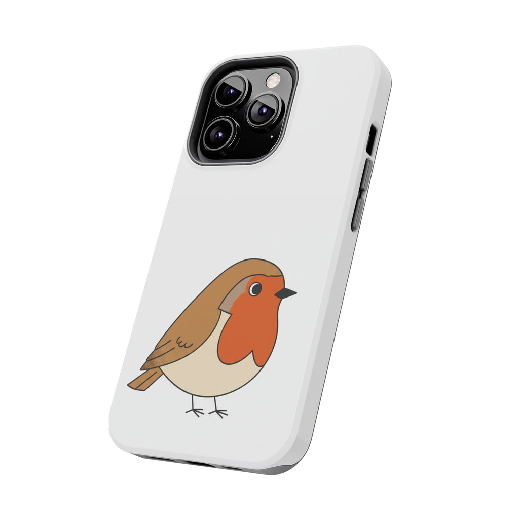 Cute Robin Tough Phone Case — Protective Bird iPhone Case