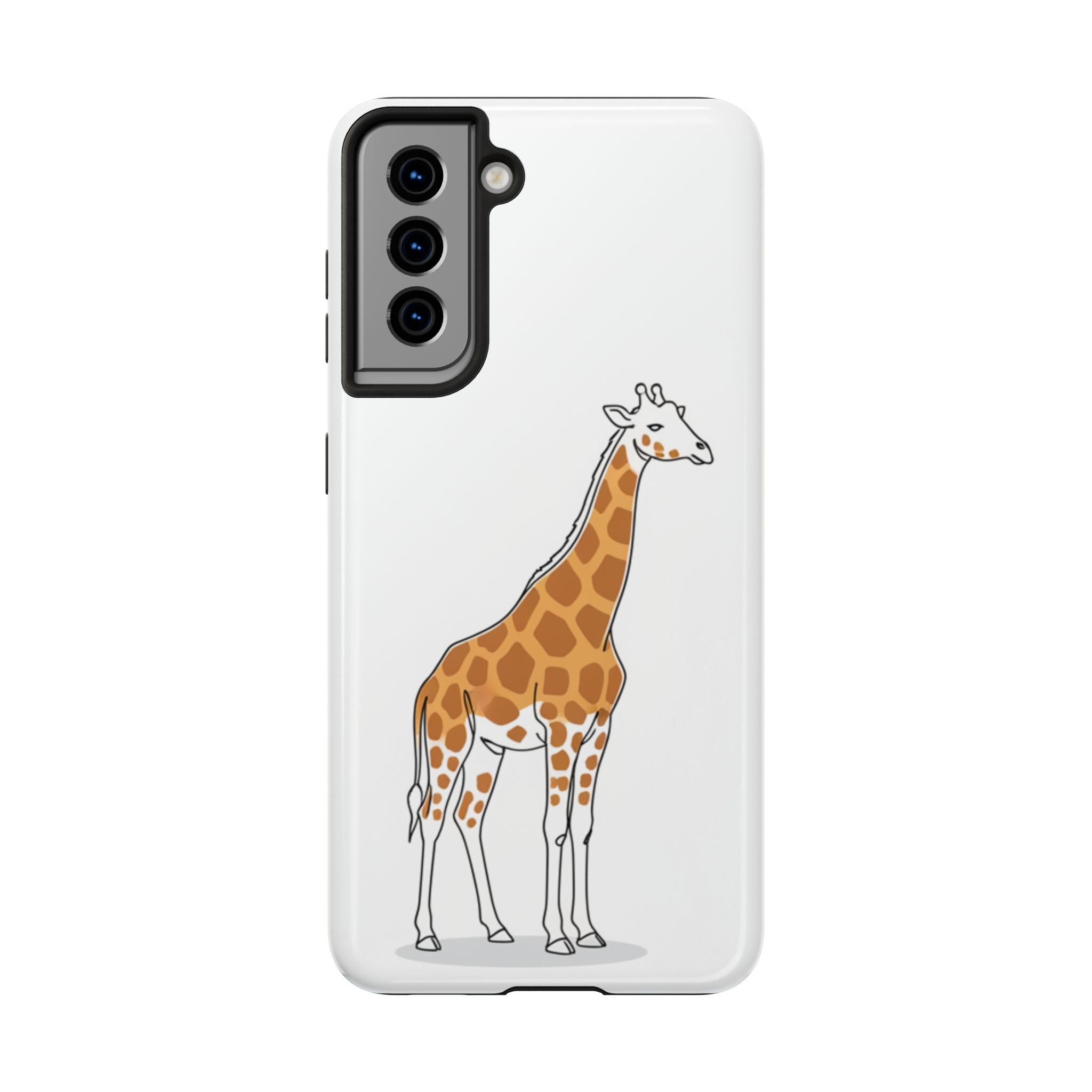 Giraffe Tough Phone Case — Cute Safari Animal Protective Cover