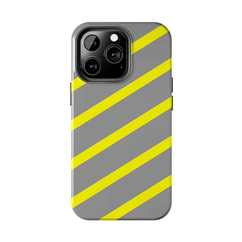 Copy of Tough Phone Case — Blue Diagonal Stripe Shockproof Cover