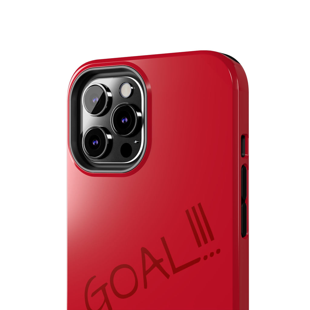 Phone Case — 'GOAL!!!' Cartoon Soccer Player Tough Protective Case