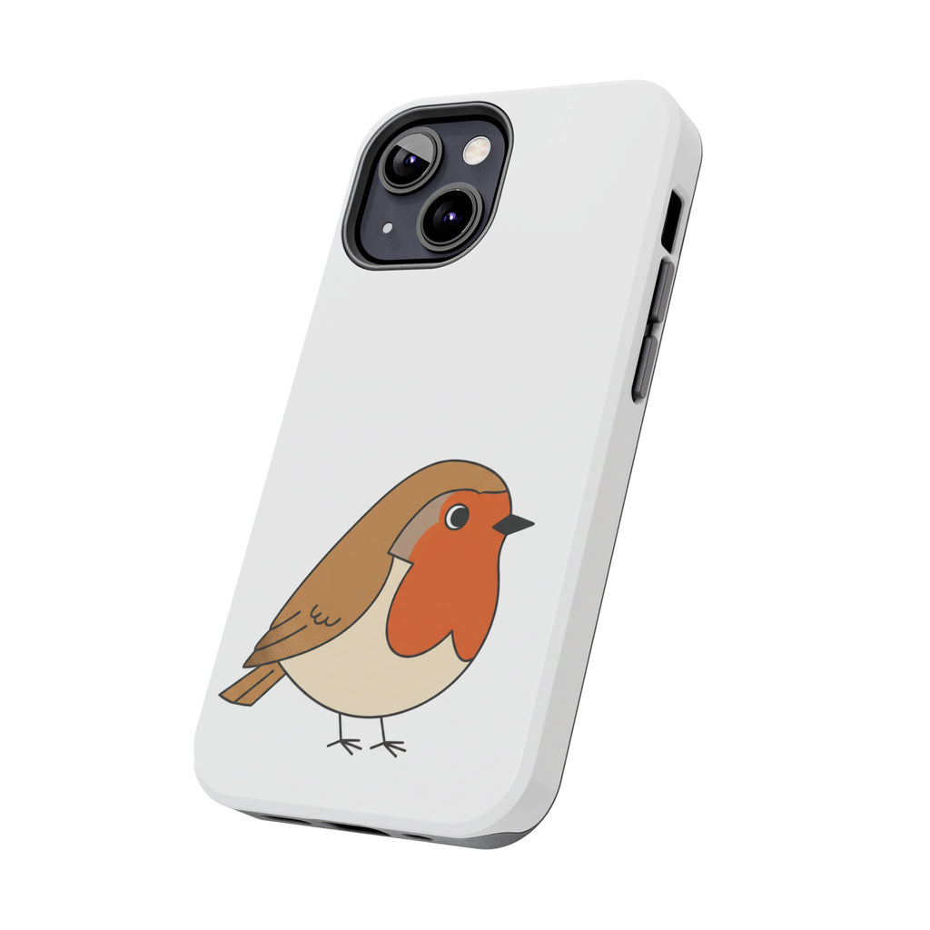 Cute Robin Tough Phone Case — Protective Bird iPhone Case
