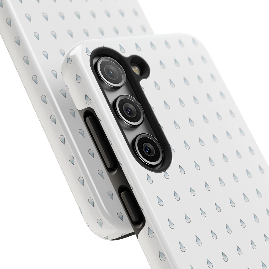 Tough Phone Case — Minimal Raindrop Protective Cover