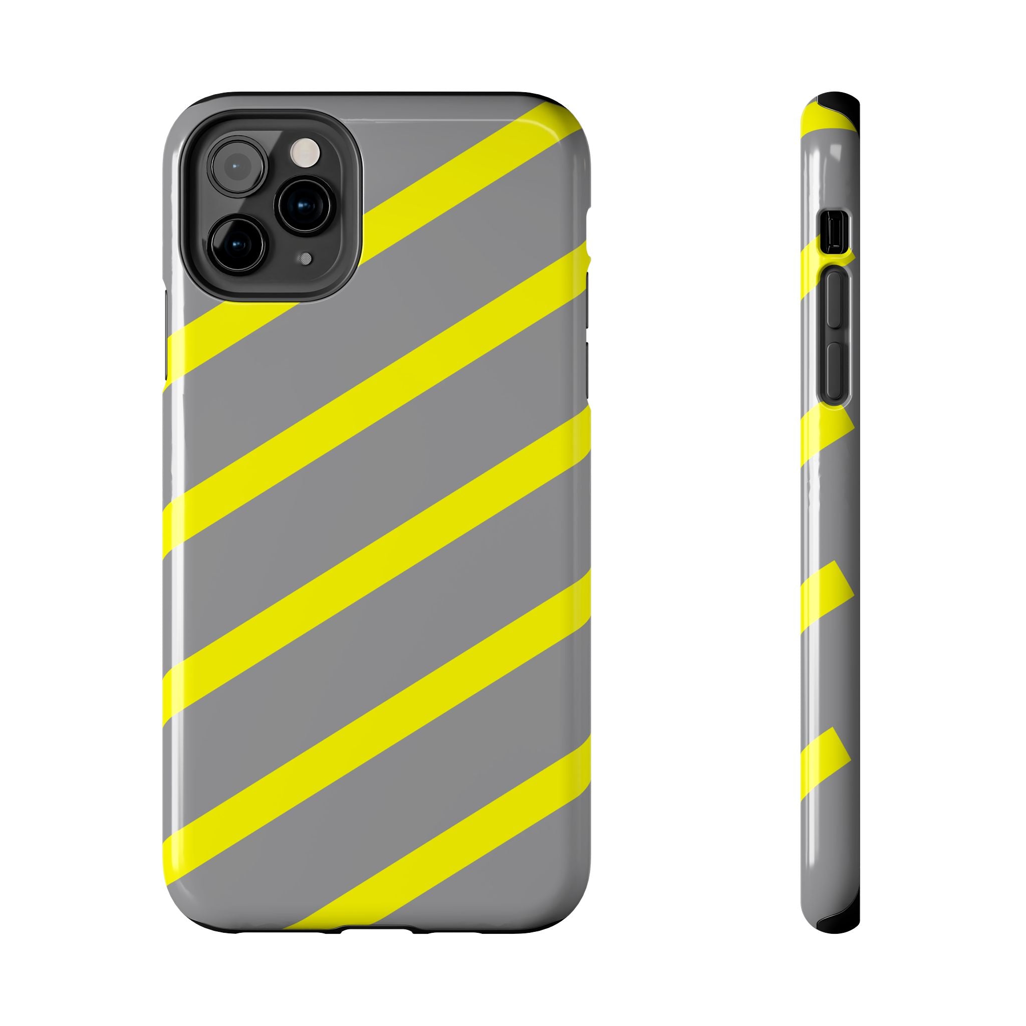 Copy of Tough Phone Case — Blue Diagonal Stripe Shockproof Cover