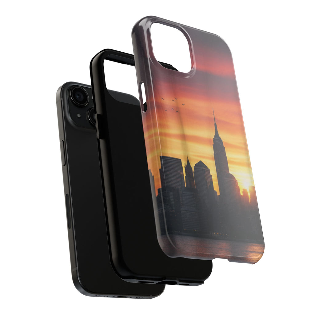 Tough Phone Case — NYC Skyline Sunset Protective Cover