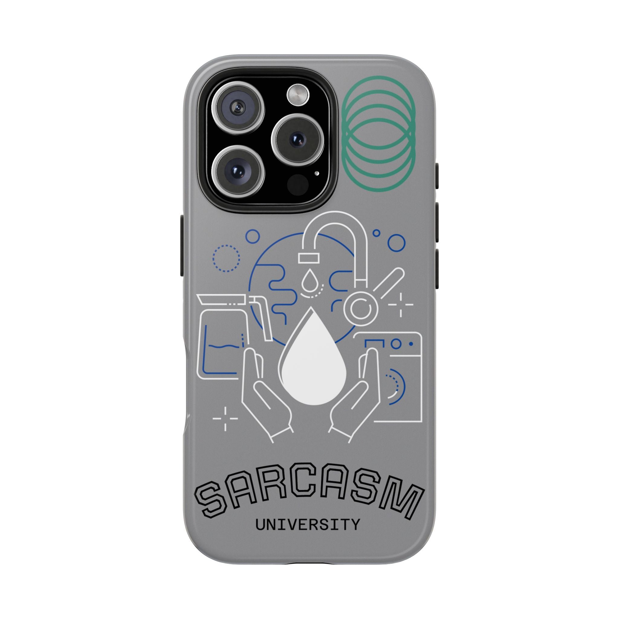 Sarcasm University Tough Phone Case — Scientific Lab Drop Design
