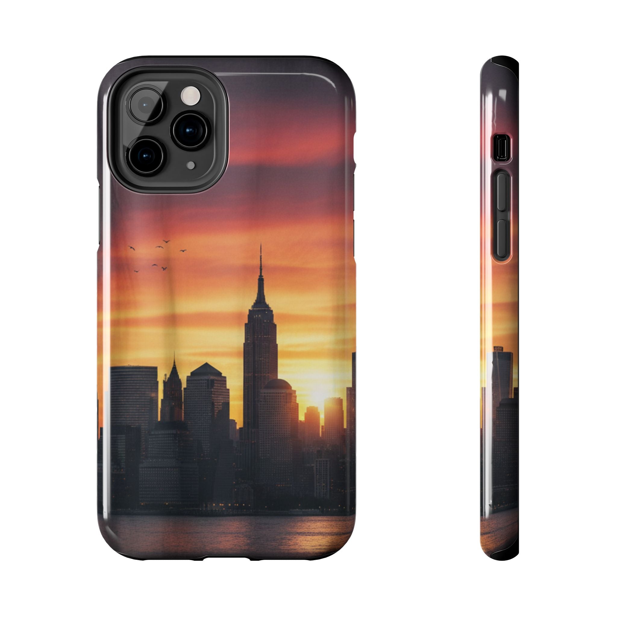 Tough Phone Case — NYC Skyline Sunset Protective Cover