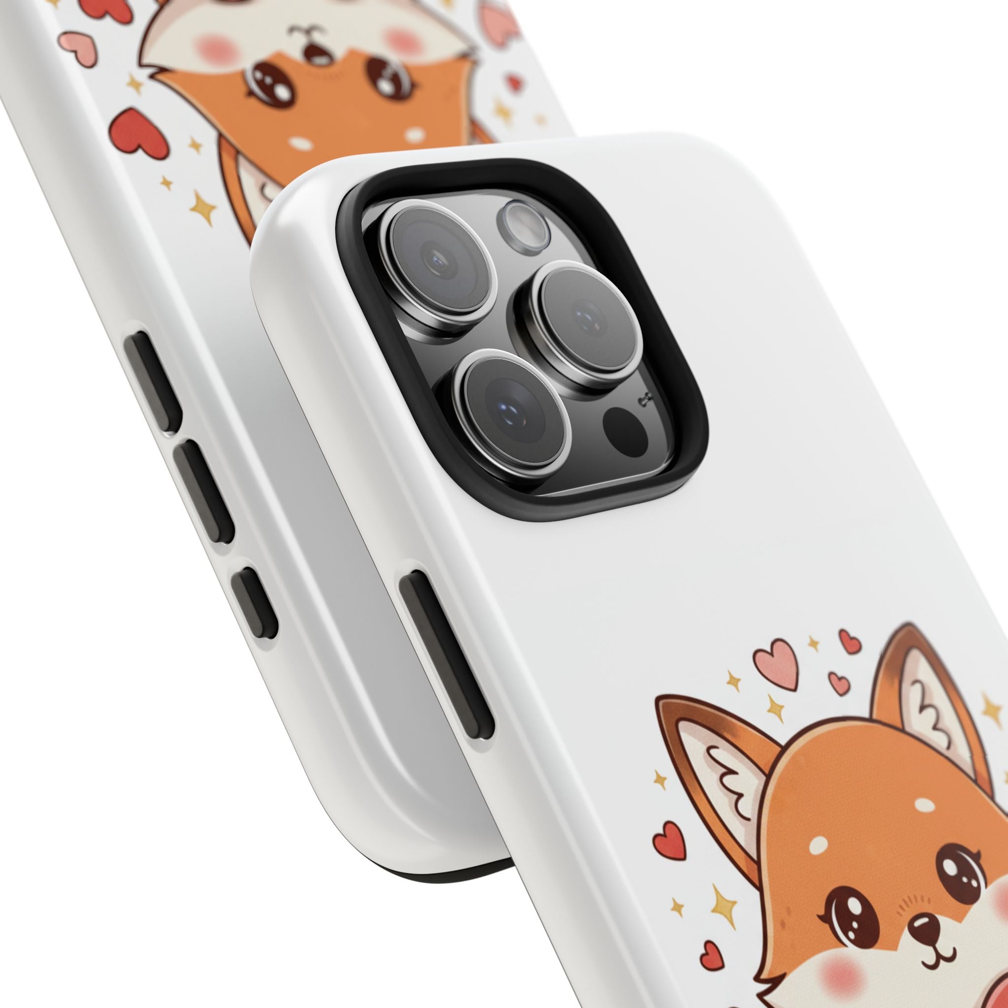 Phone Case — Cute Valentine Fox 'Be Mine' Protective Tough Case