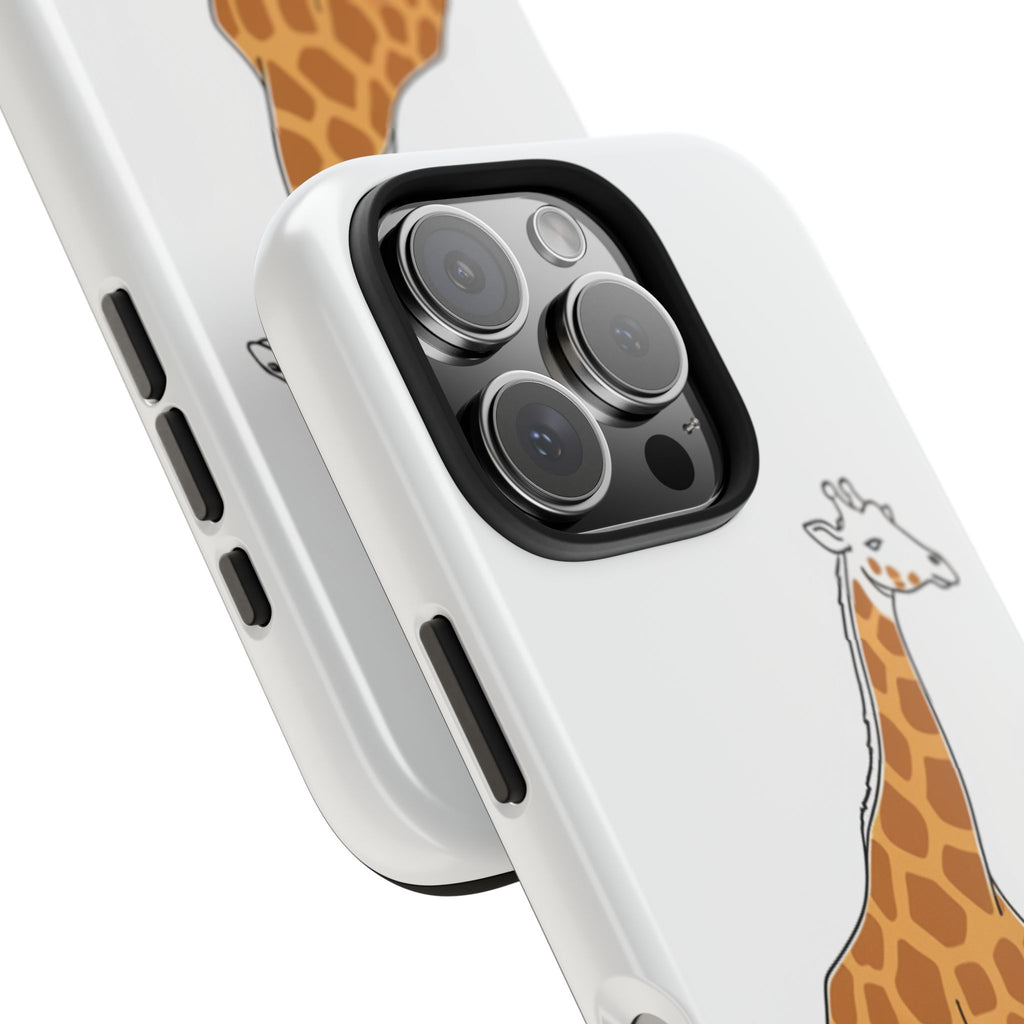 Giraffe Tough Phone Case — Cute Safari Animal Protective Cover