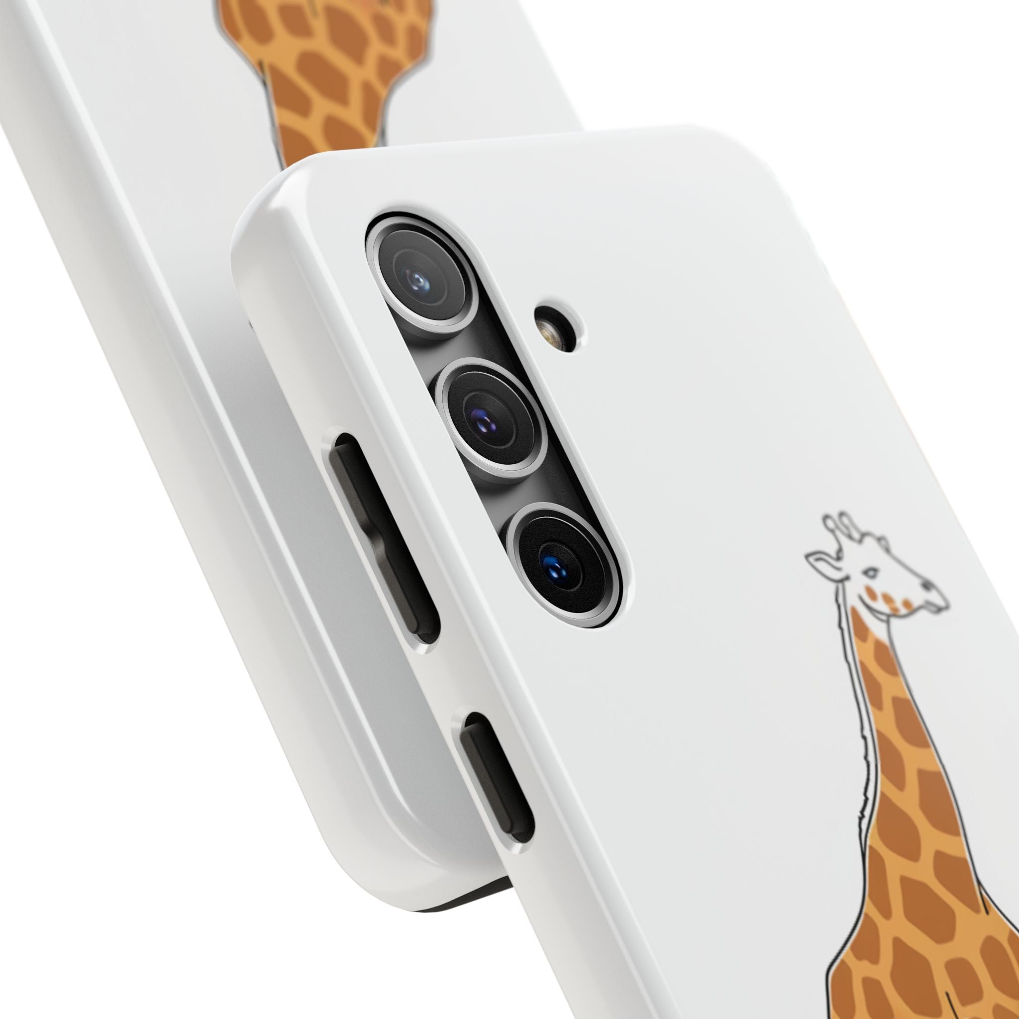 Giraffe Tough Phone Case — Cute Safari Animal Protective Cover