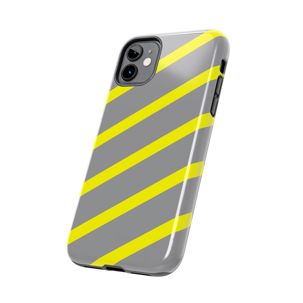 Copy of Tough Phone Case — Blue Diagonal Stripe Shockproof Cover