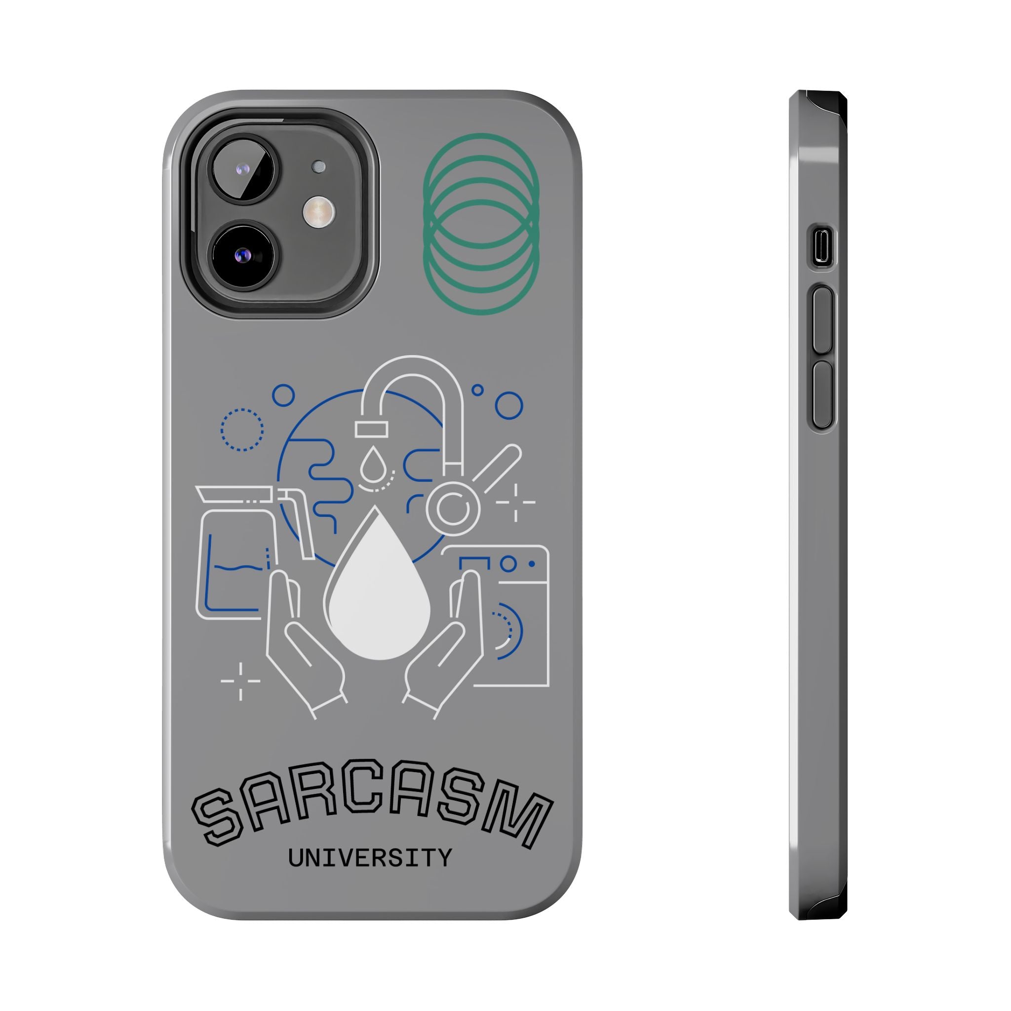 Sarcasm University Tough Phone Case — Scientific Lab Drop Design