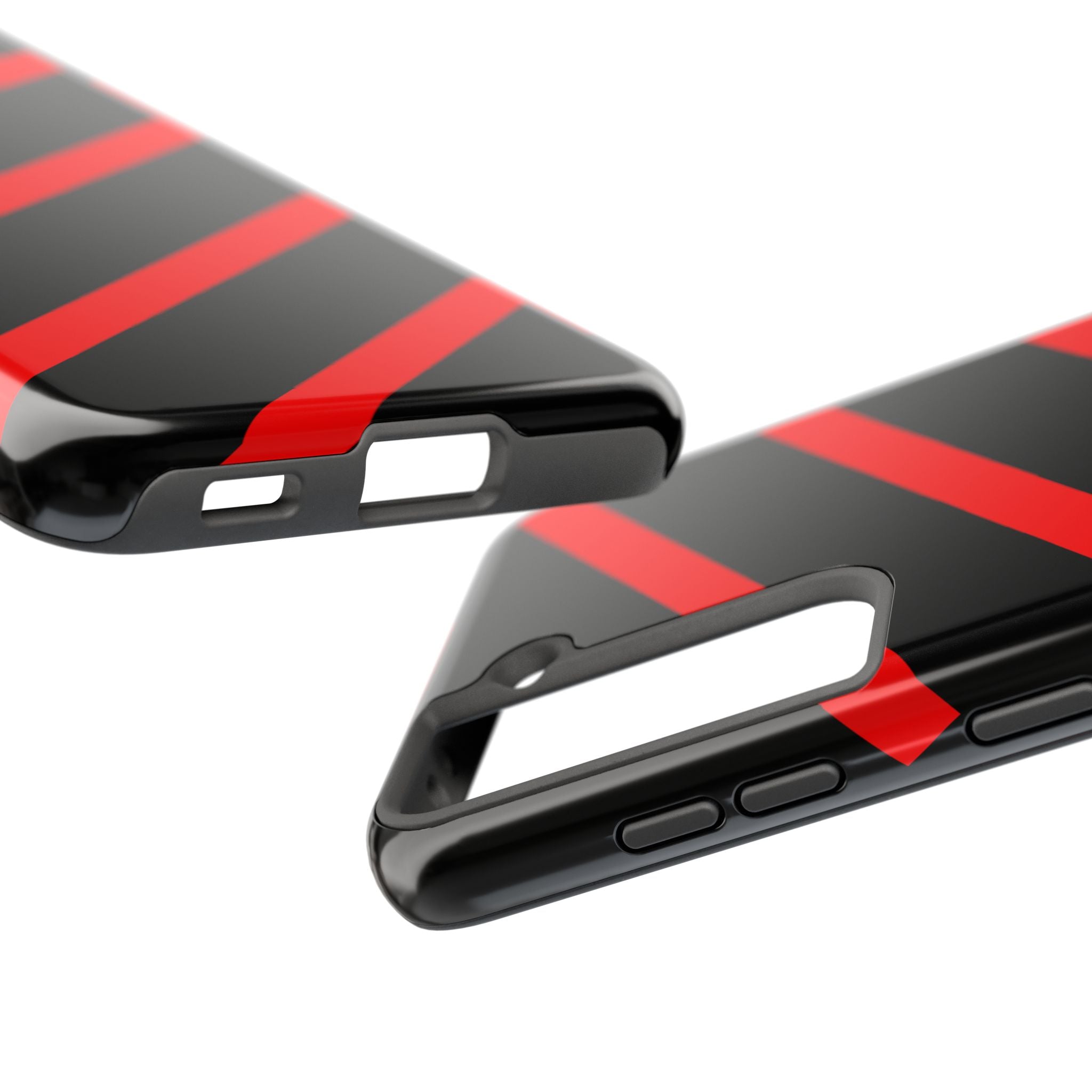 Copy of Tough Phone Case — Blue Diagonal Stripe Shockproof Cover