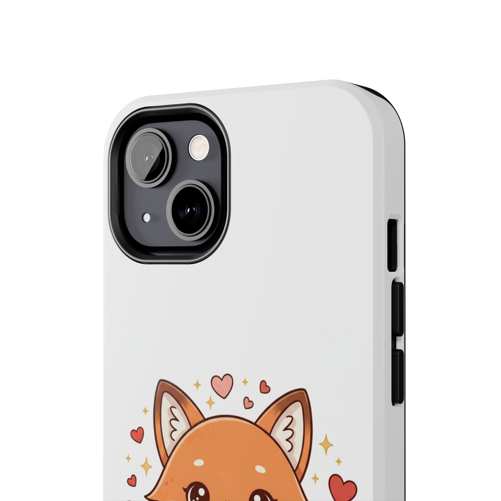 Phone Case — Cute Valentine Fox 'Be Mine' Protective Tough Case