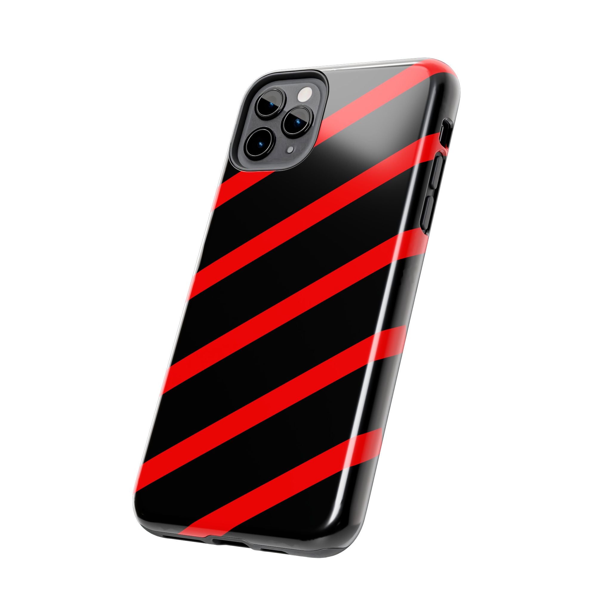 Copy of Tough Phone Case — Blue Diagonal Stripe Shockproof Cover