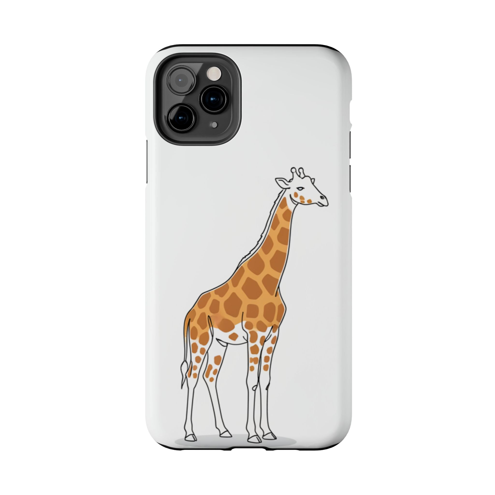 Giraffe Tough Phone Case — Cute Safari Animal Protective Cover