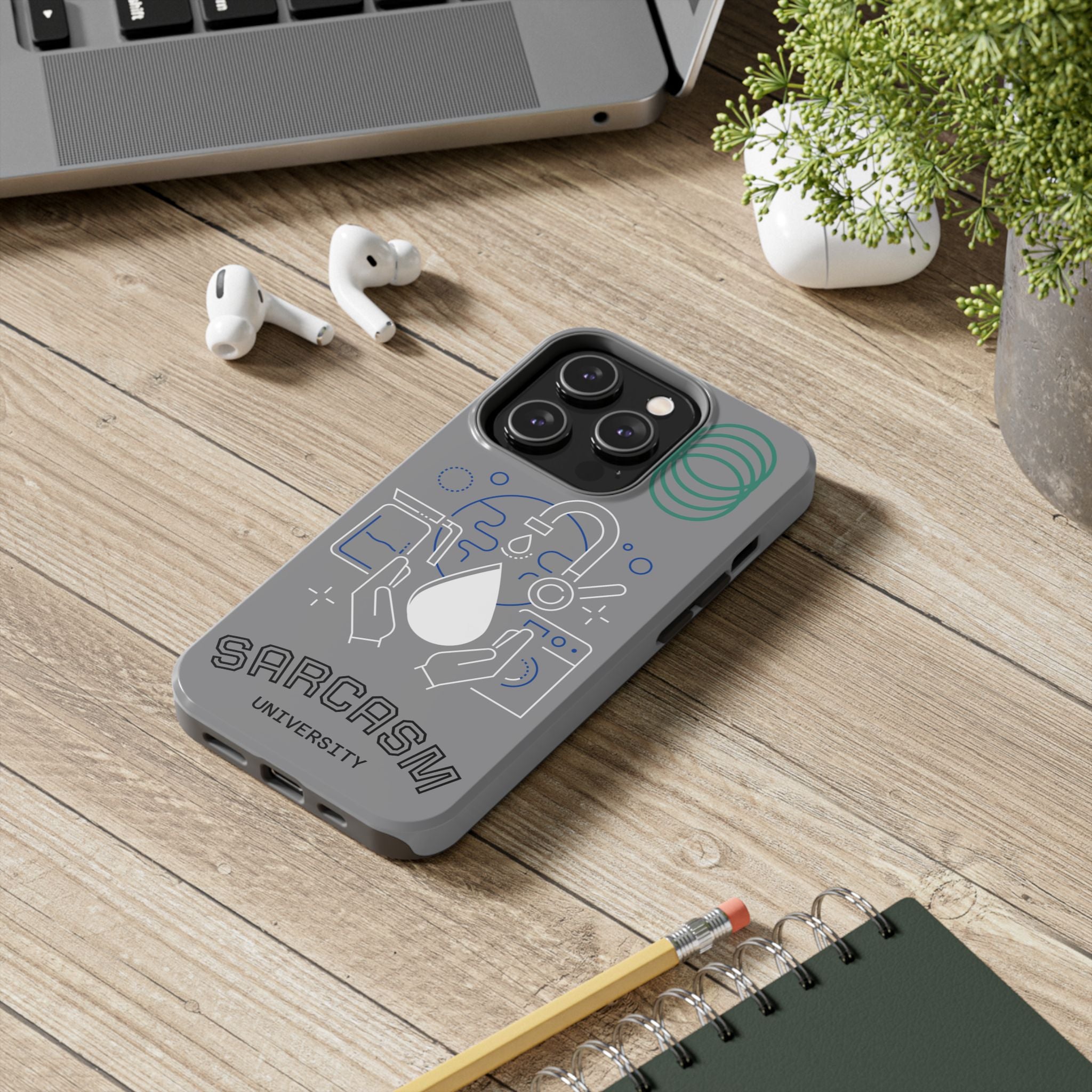 Sarcasm University Tough Phone Case — Scientific Lab Drop Design