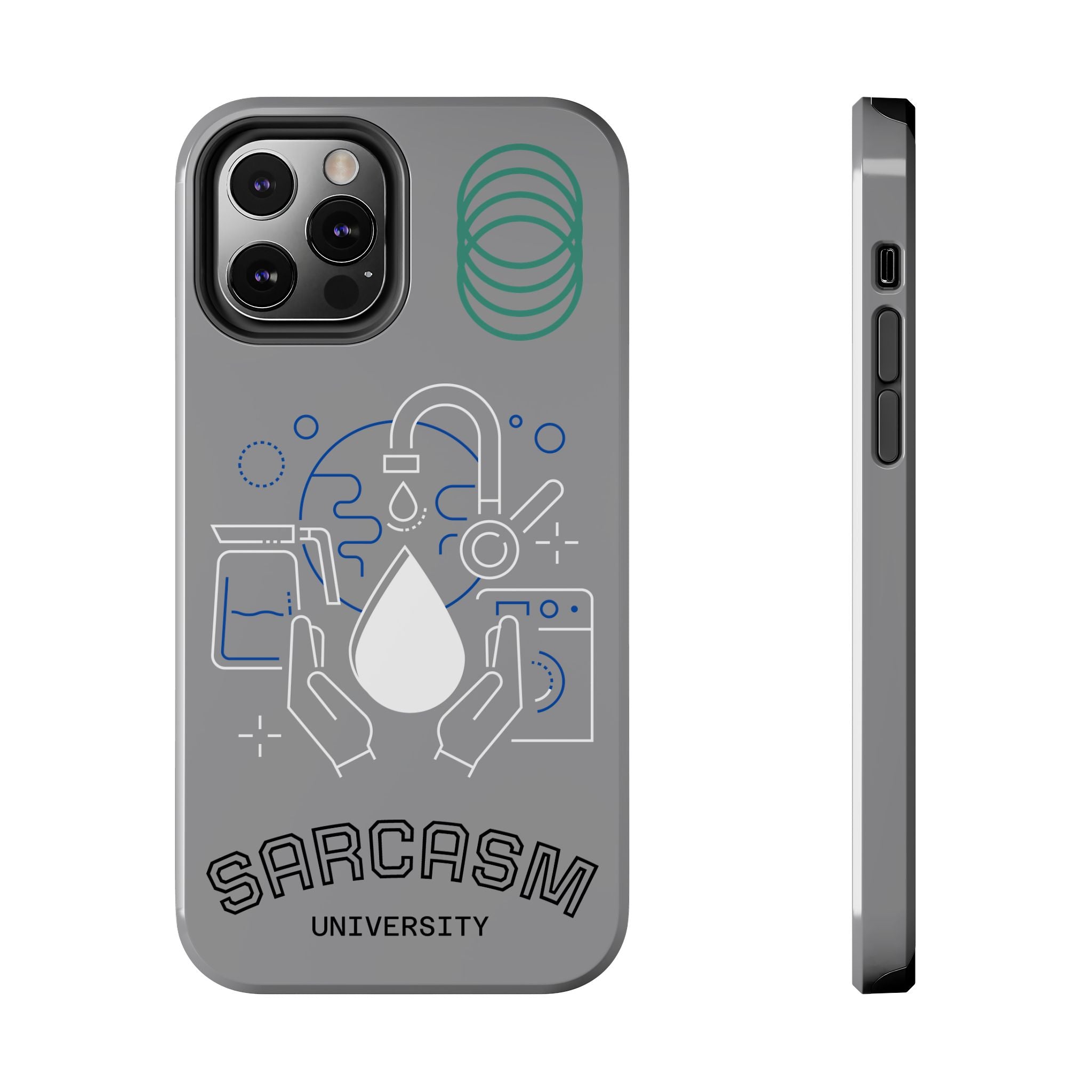Sarcasm University Tough Phone Case — Scientific Lab Drop Design