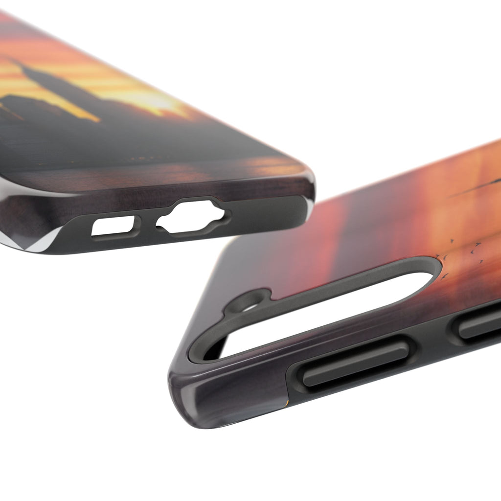 Tough Phone Case — NYC Skyline Sunset Protective Cover