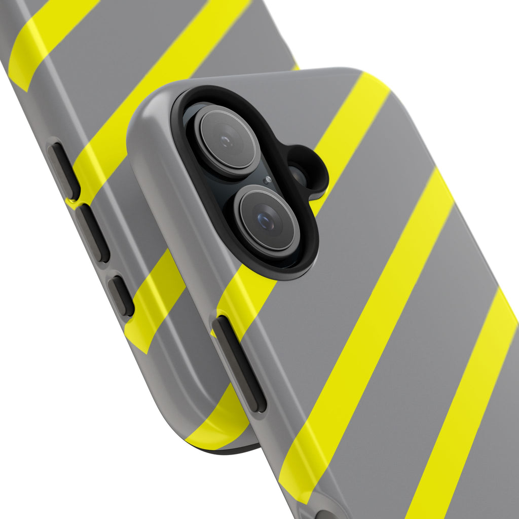 Copy of Tough Phone Case — Blue Diagonal Stripe Shockproof Cover