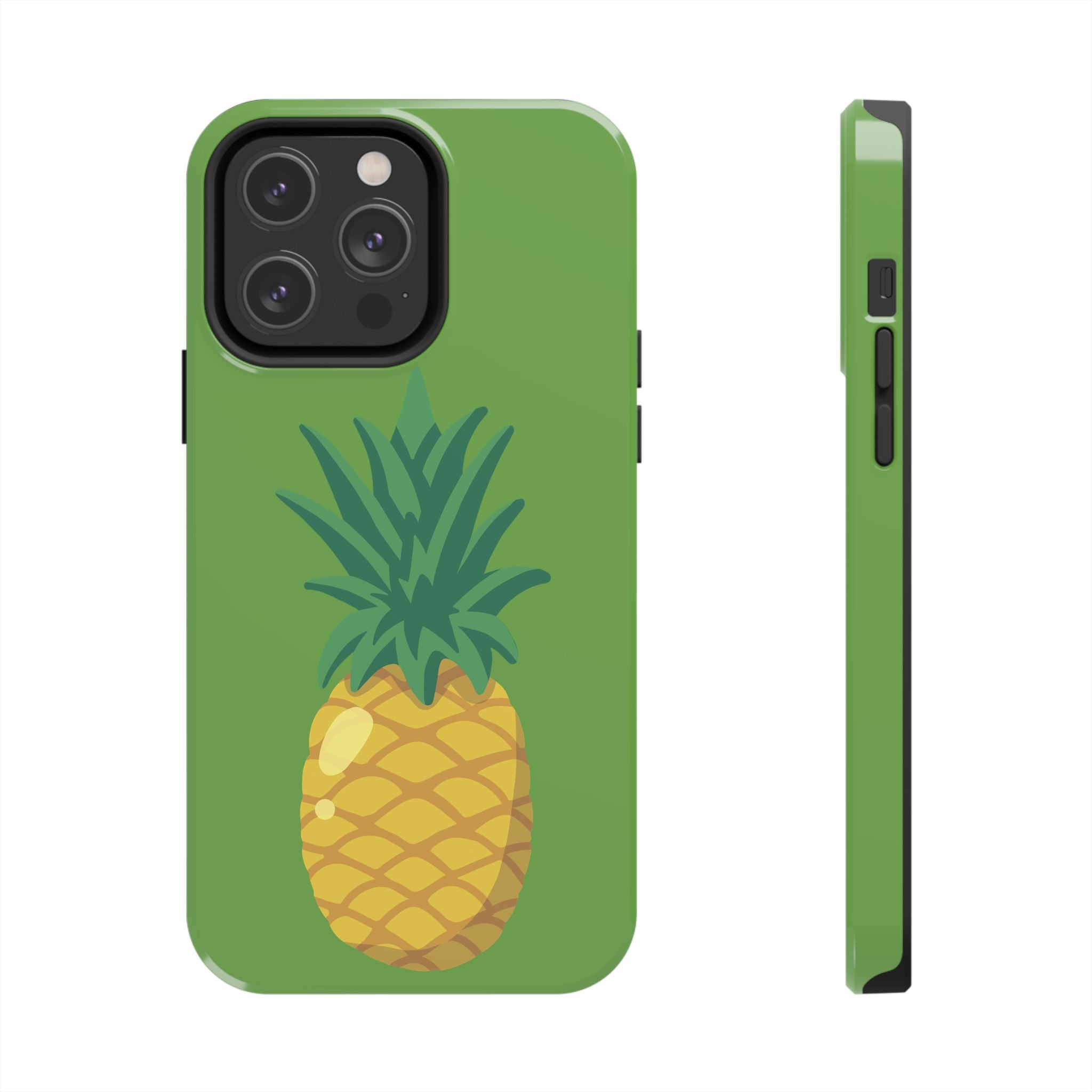 Pineapple Tough Phone Case — Tropical Green Protective Phone Cover