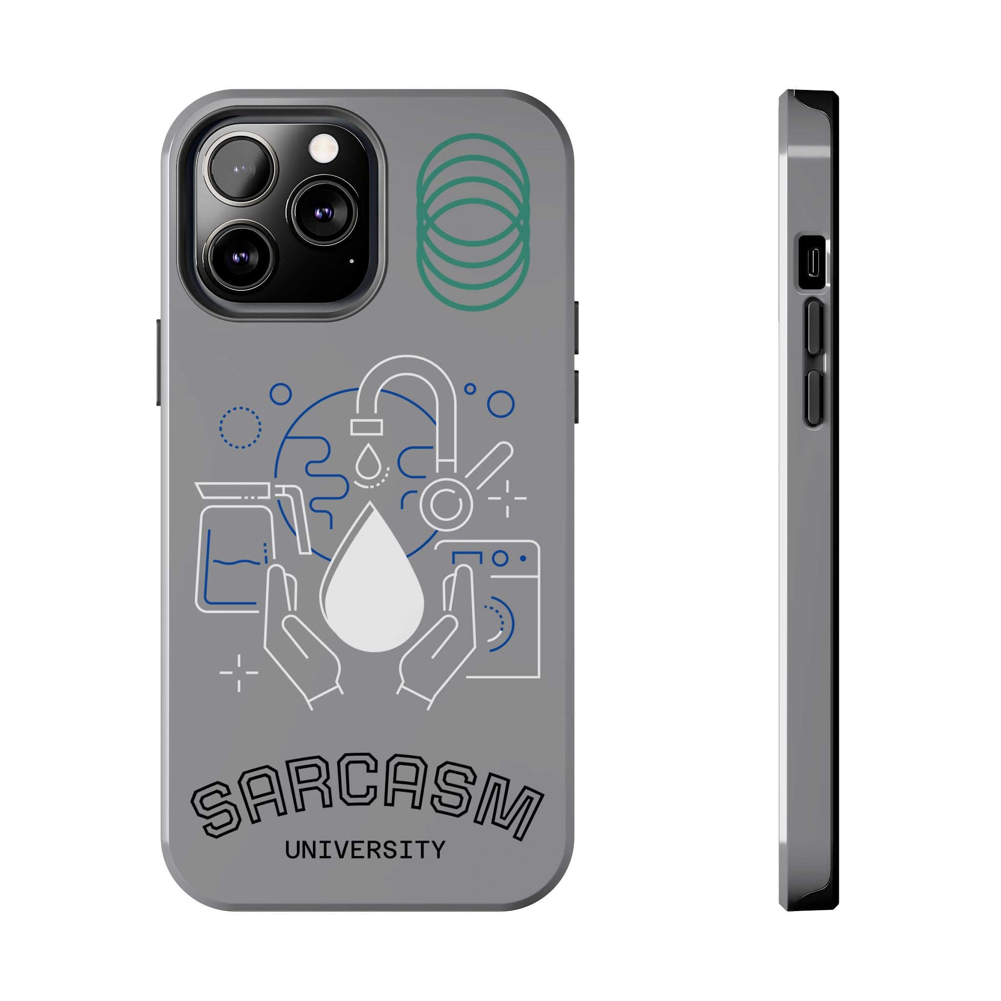 Sarcasm University Tough Phone Case — Scientific Lab Drop Design