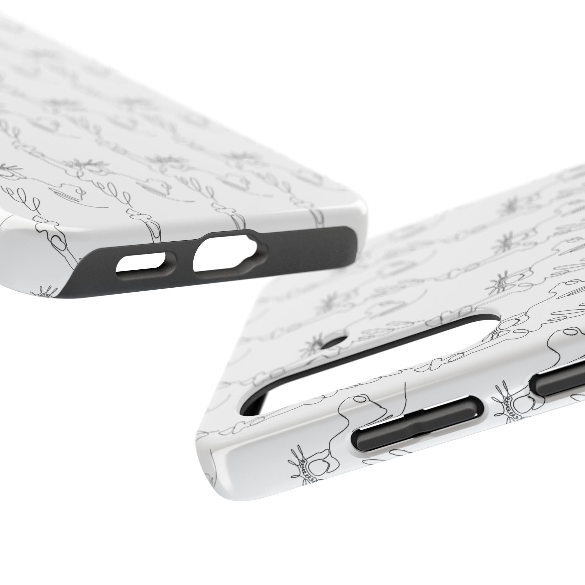 Statue of Liberty Sketch Tough Phone Case — Minimal Patriotic iPhone Cover