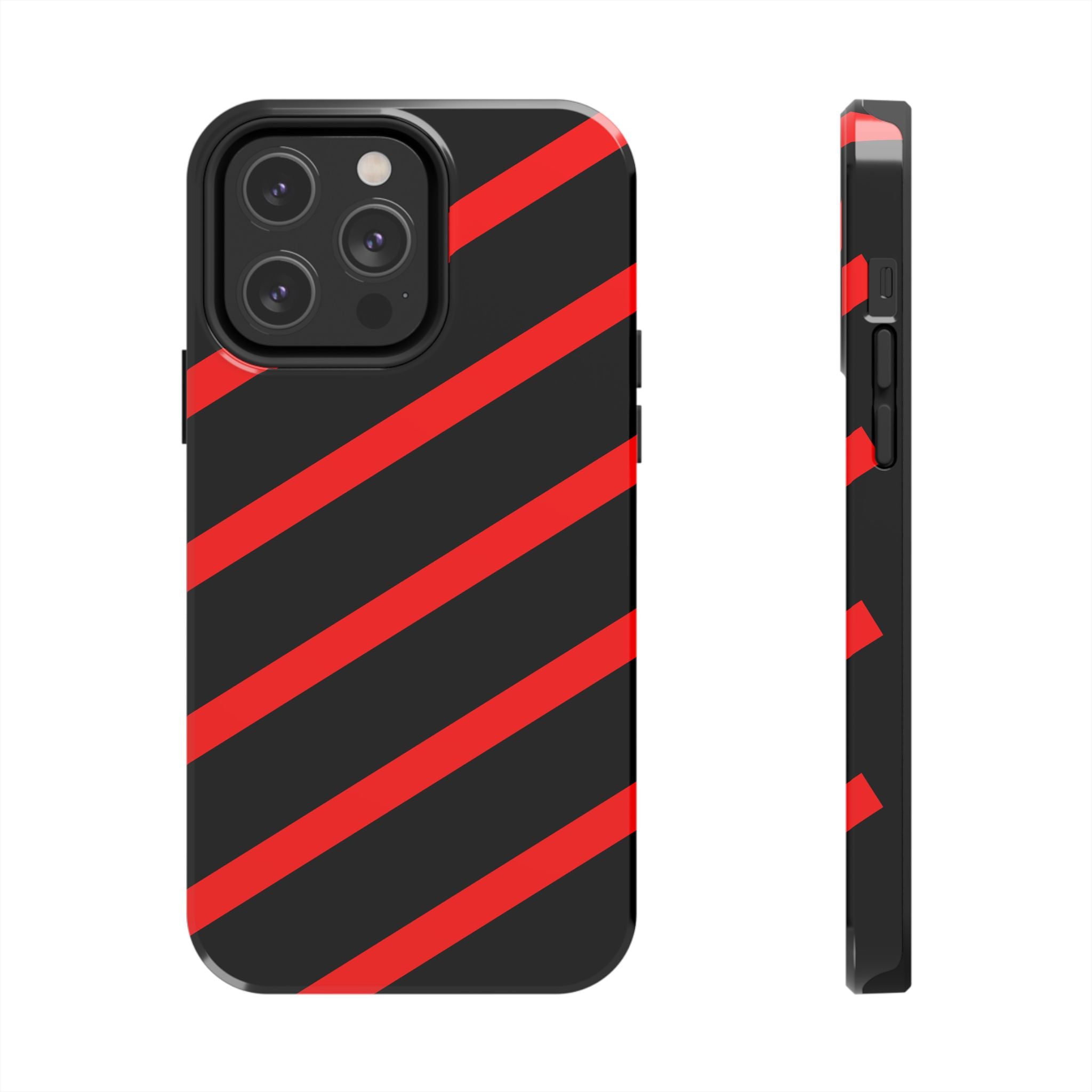Copy of Tough Phone Case — Blue Diagonal Stripe Shockproof Cover