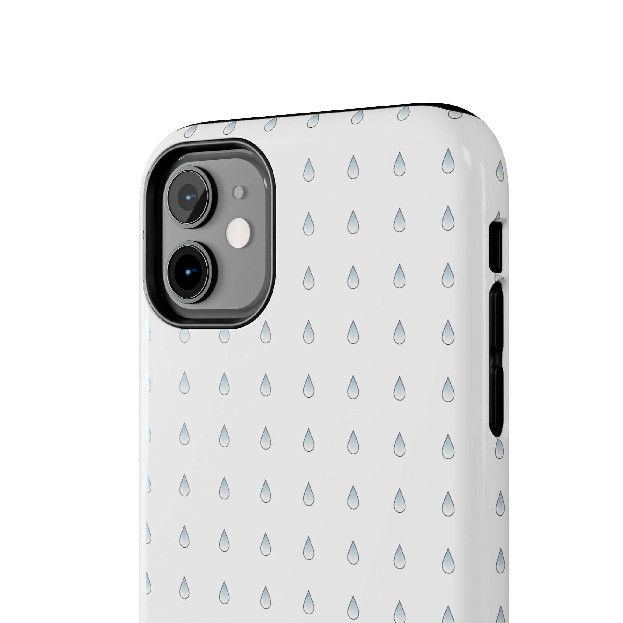Tough Phone Case — Minimal Raindrop Protective Cover