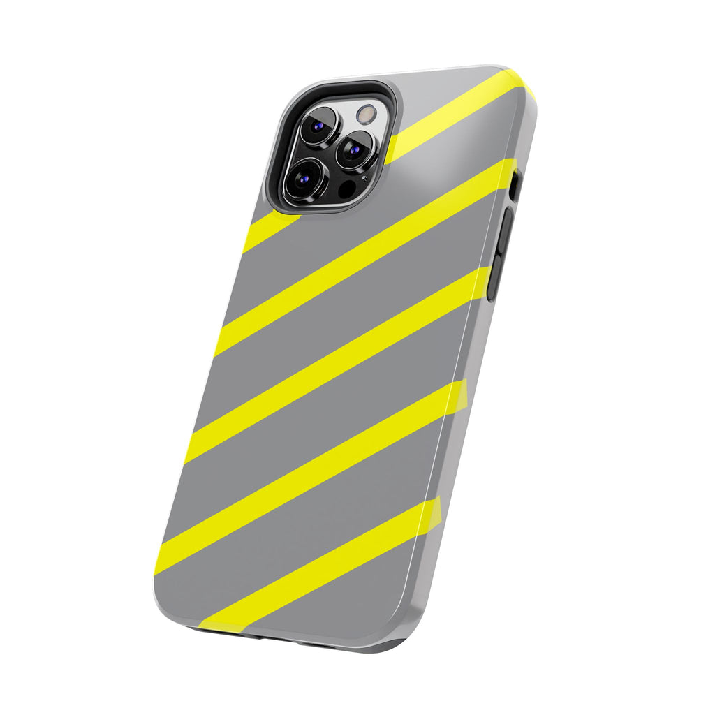 Copy of Tough Phone Case — Blue Diagonal Stripe Shockproof Cover