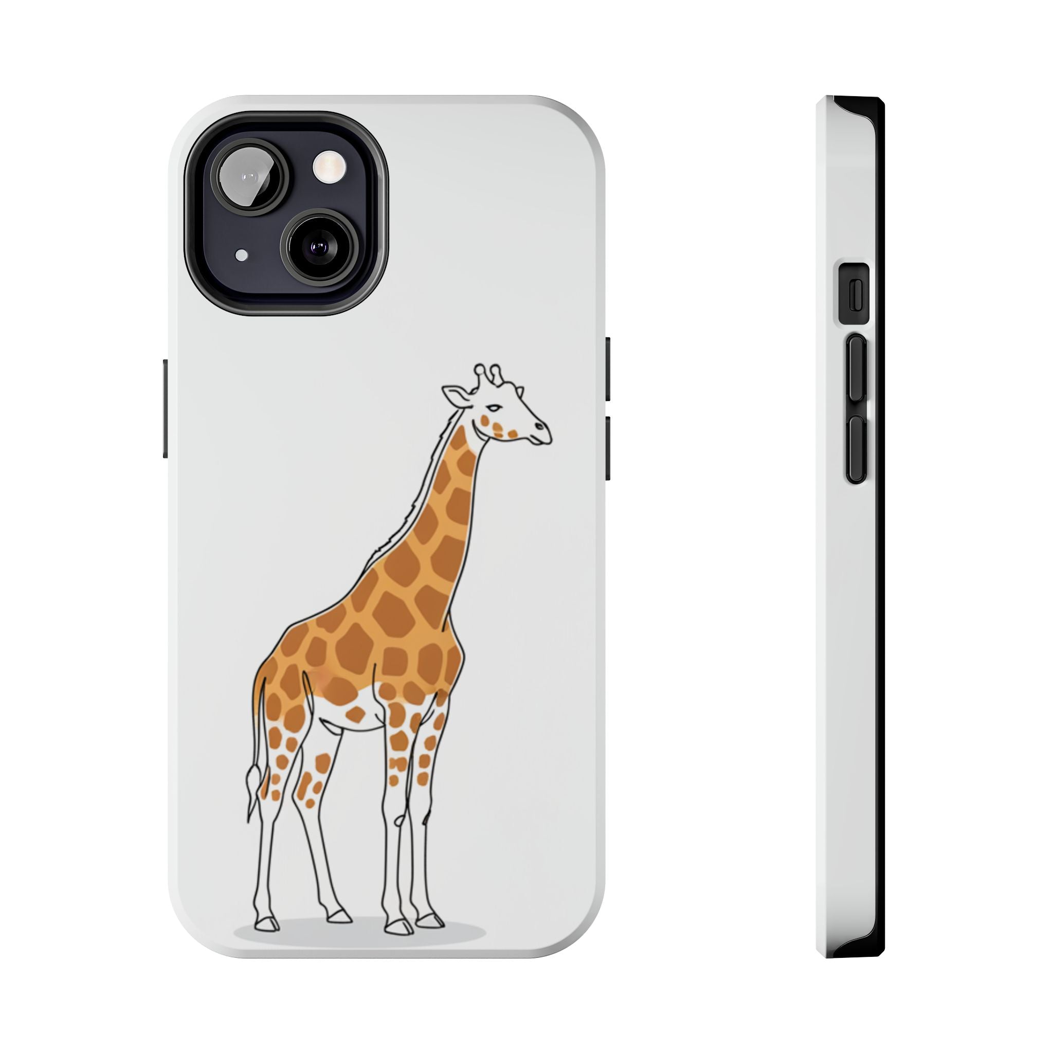 Giraffe Tough Phone Case — Cute Safari Animal Protective Cover