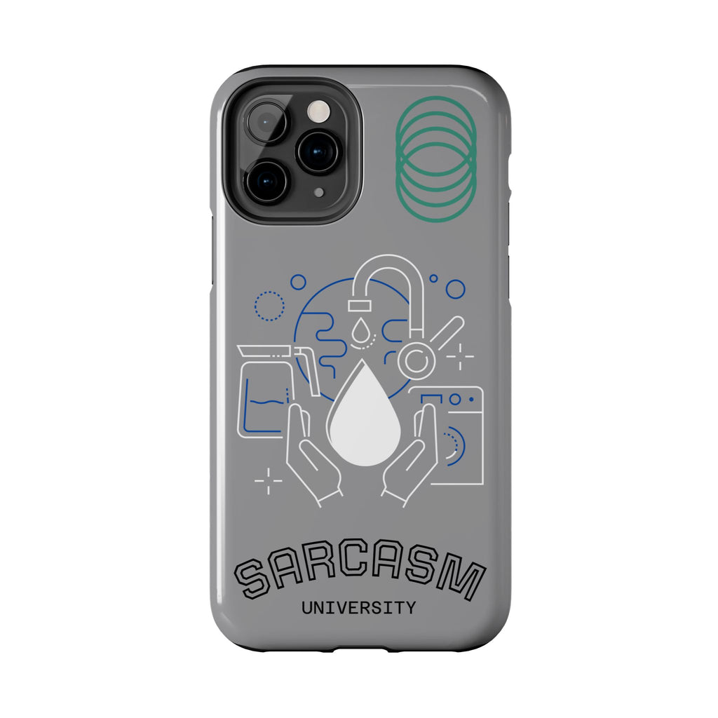 Sarcasm University Tough Phone Case — Scientific Lab Drop Design