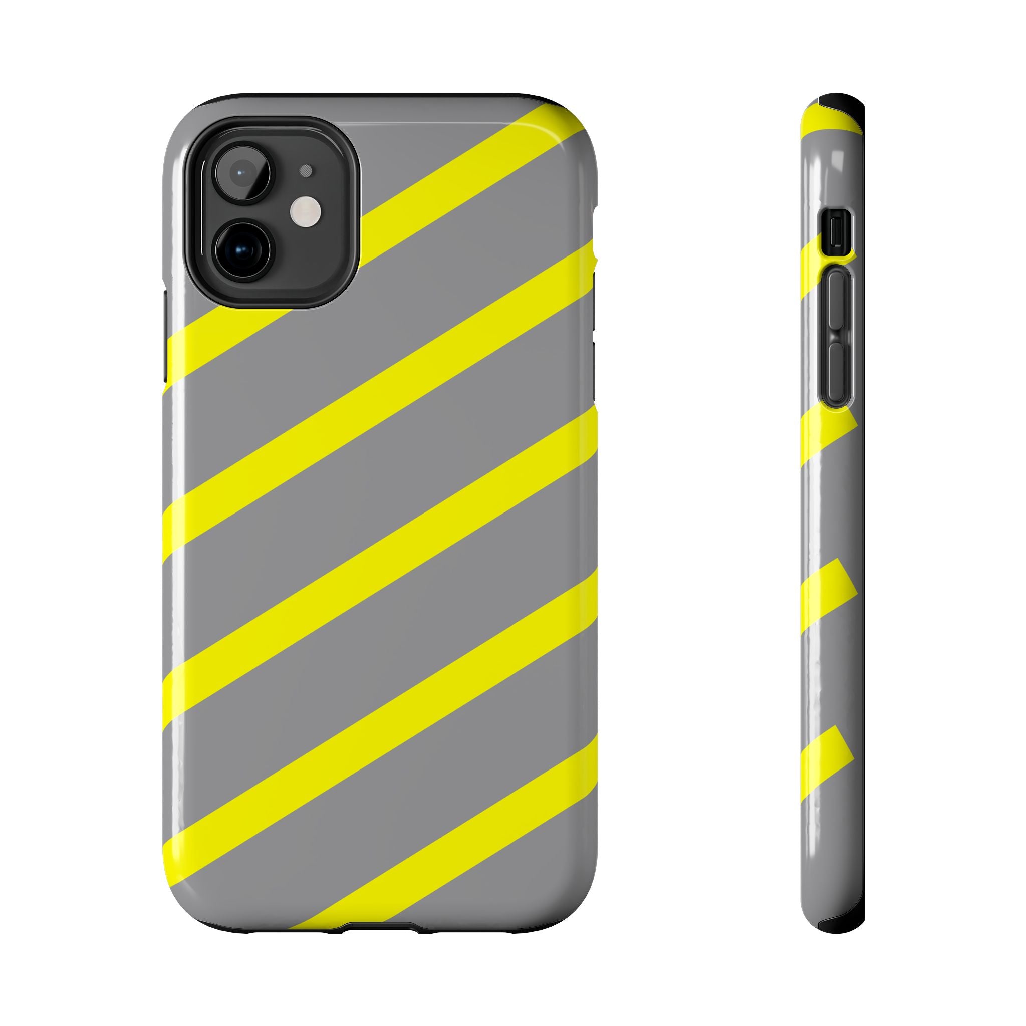 Copy of Tough Phone Case — Blue Diagonal Stripe Shockproof Cover