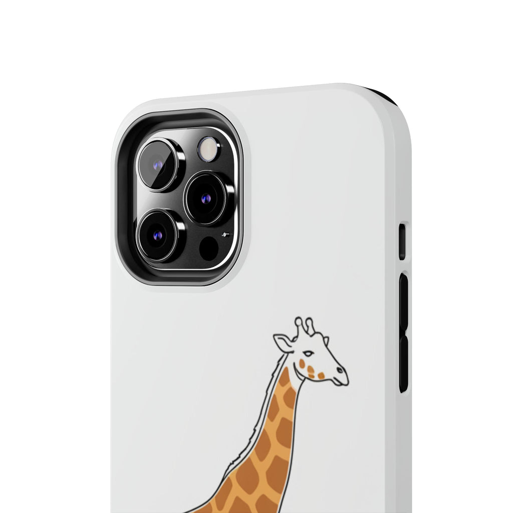 Giraffe Tough Phone Case — Cute Safari Animal Protective Cover