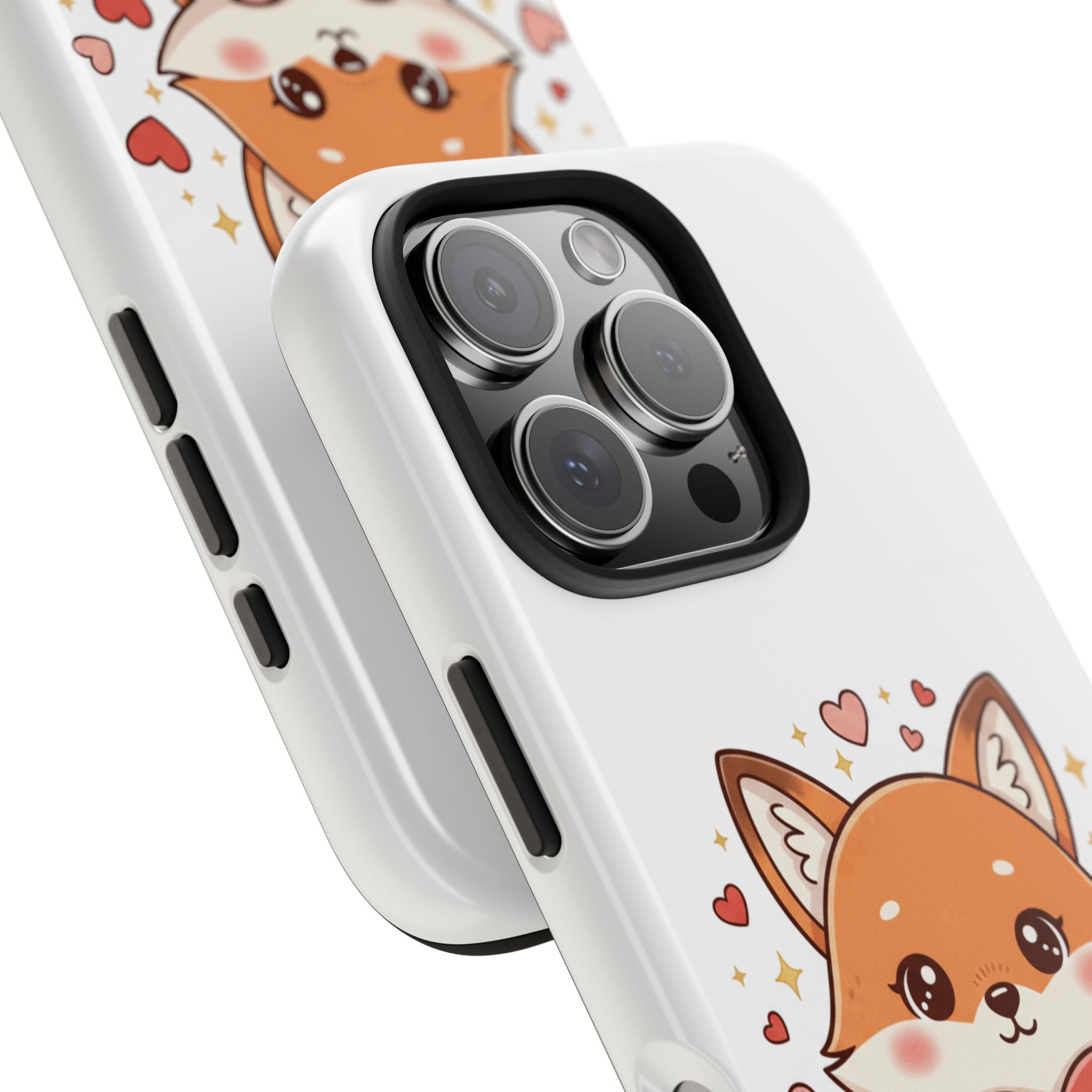 Phone Case — Cute Valentine Fox 'Be Mine' Protective Tough Case
