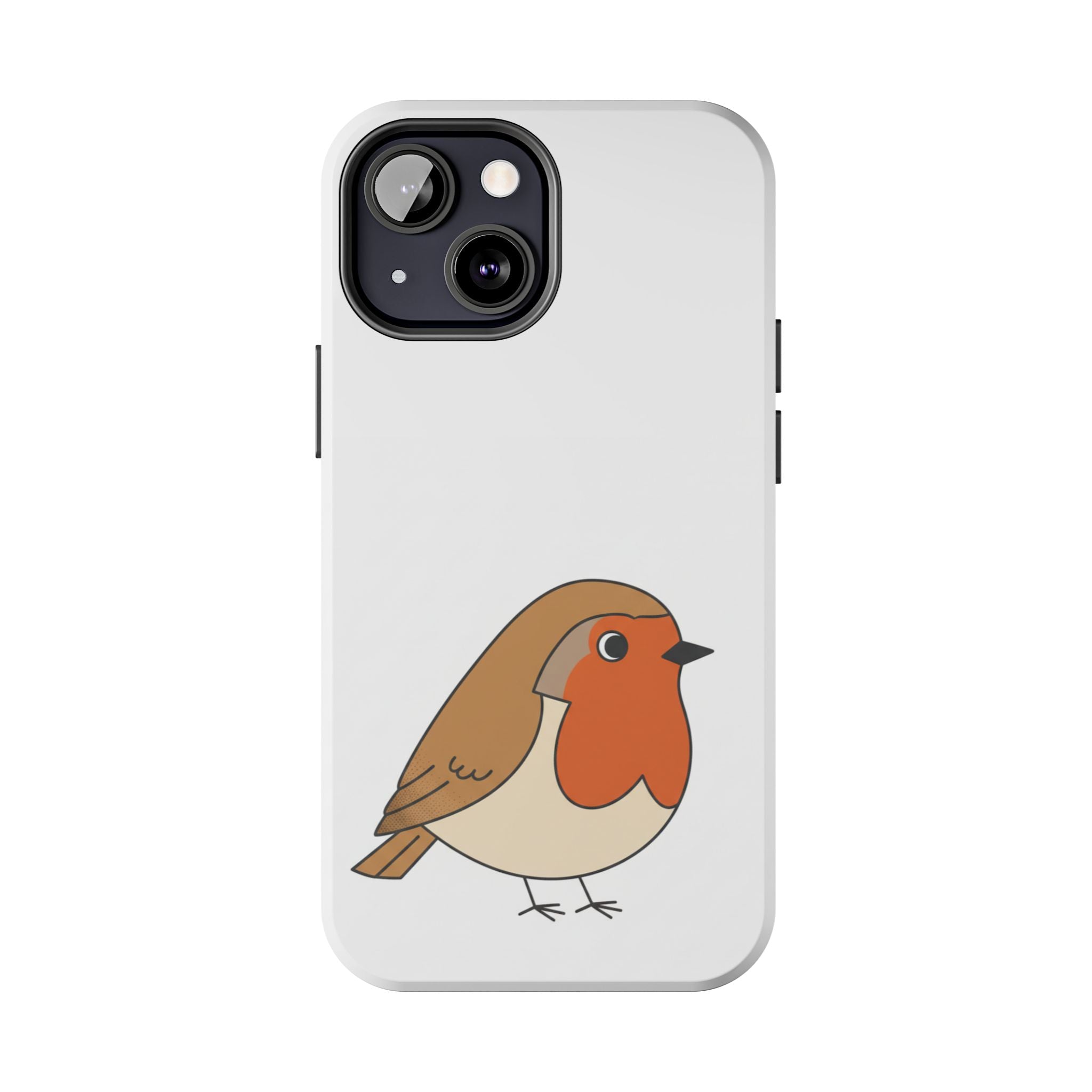 Cute Robin Tough Phone Case — Protective Bird iPhone Case