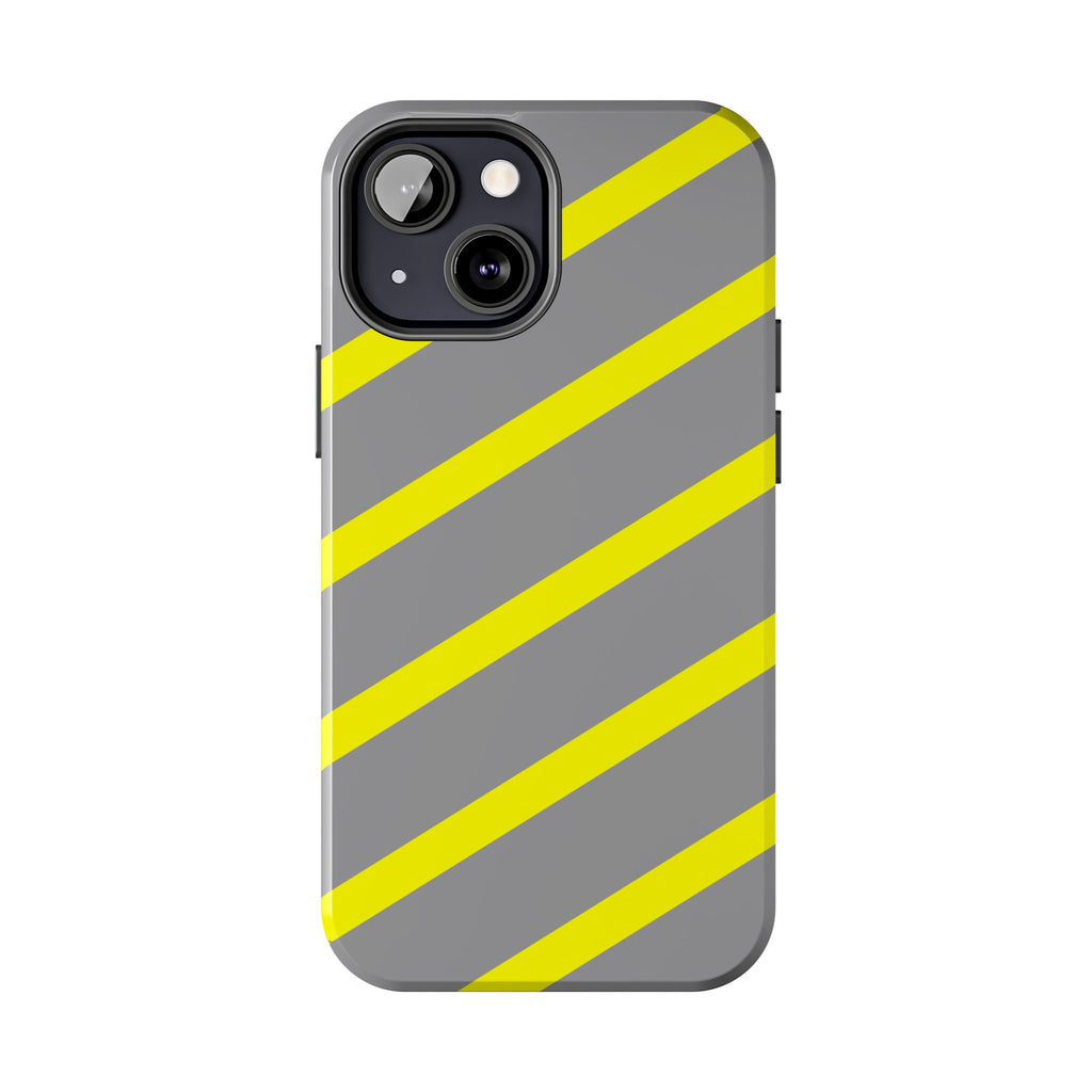 Copy of Tough Phone Case — Blue Diagonal Stripe Shockproof Cover
