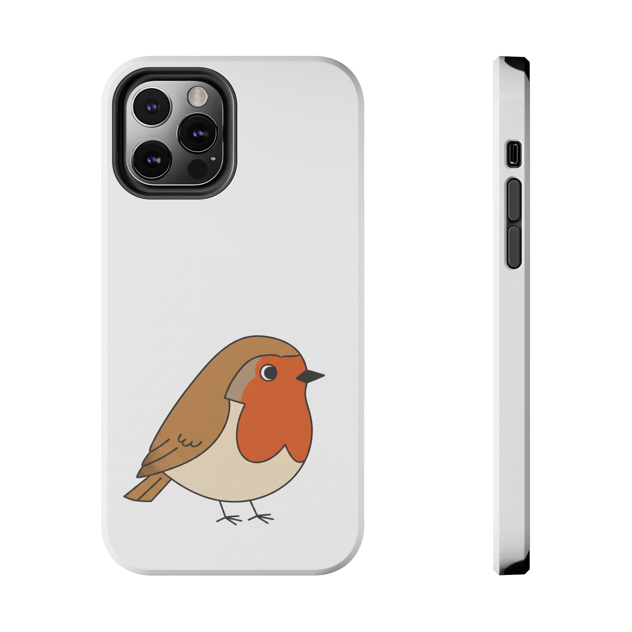 Cute Robin Tough Phone Case — Protective Bird iPhone Case