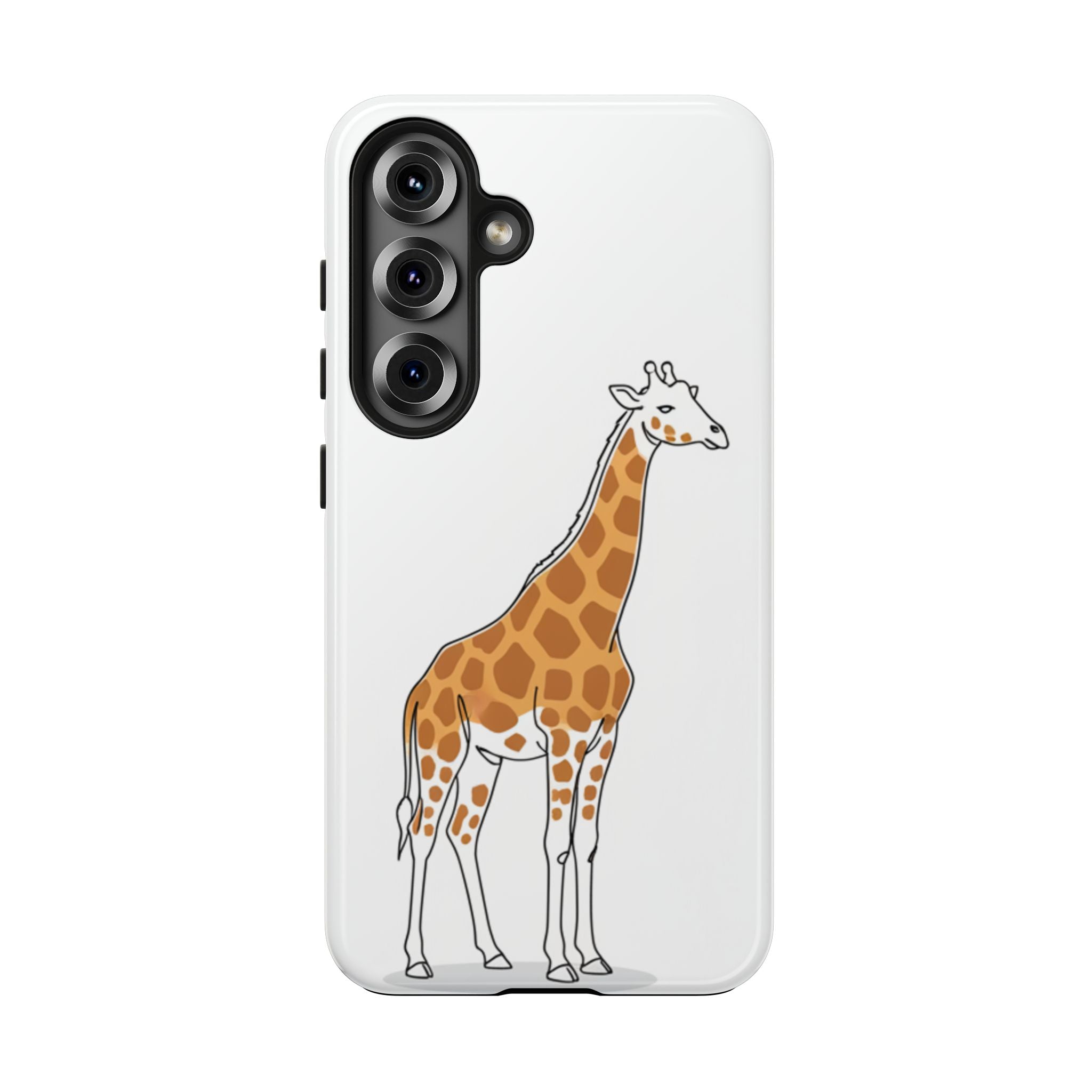 Giraffe Tough Phone Case — Cute Safari Animal Protective Cover