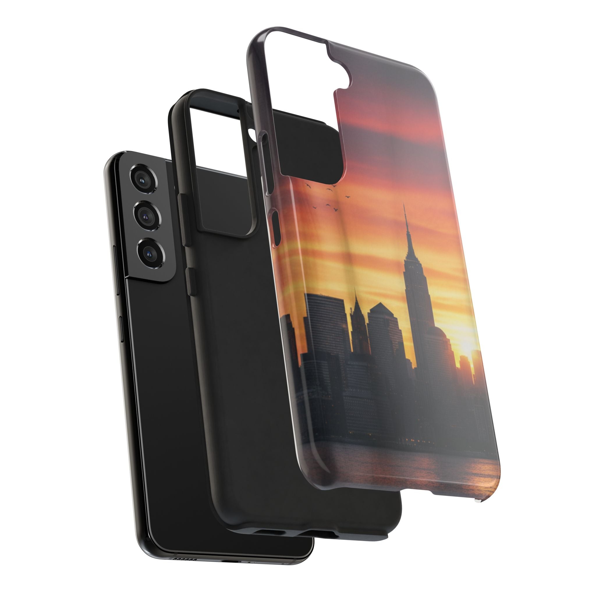 Tough Phone Case — NYC Skyline Sunset Protective Cover