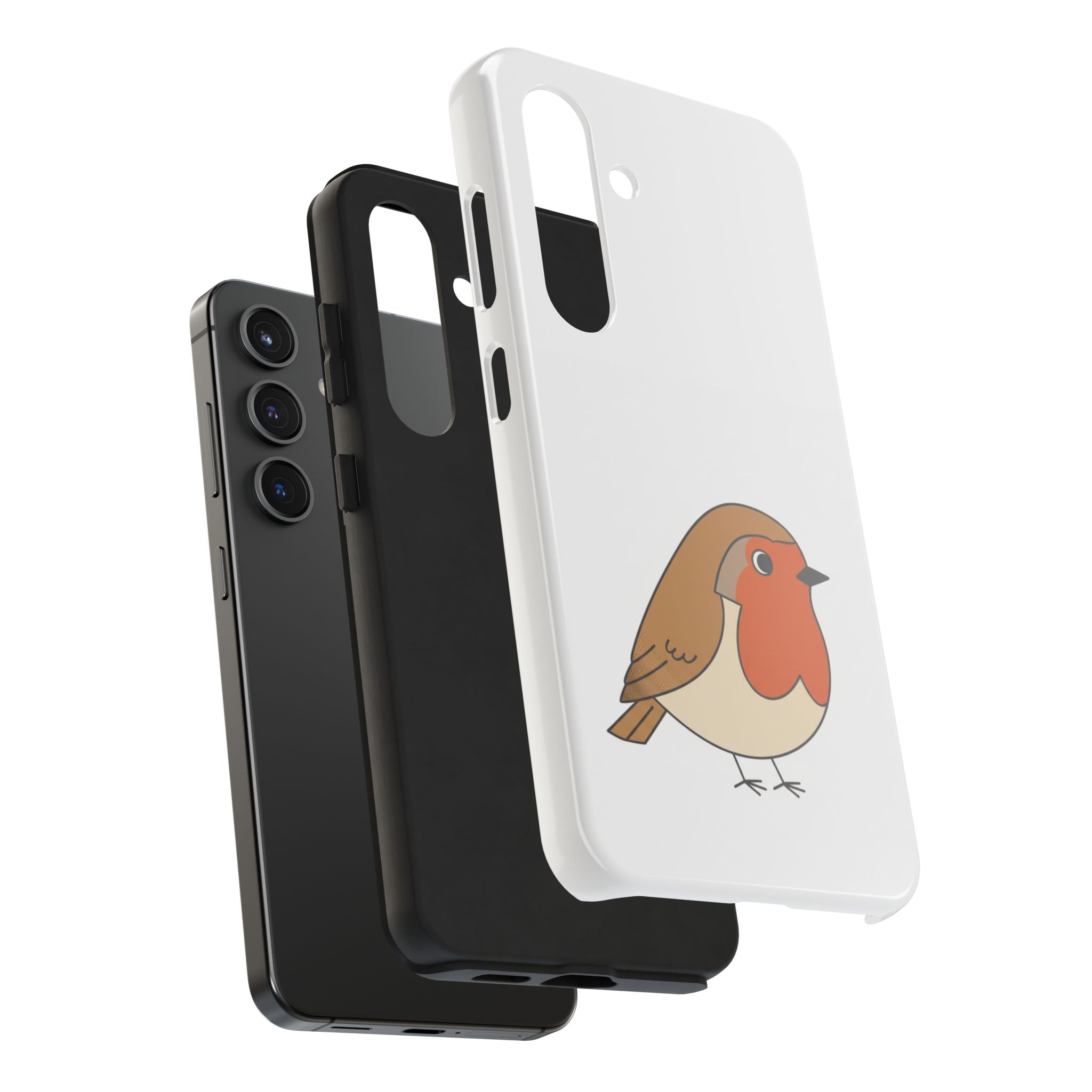 Cute Robin Tough Phone Case — Protective Bird iPhone Case