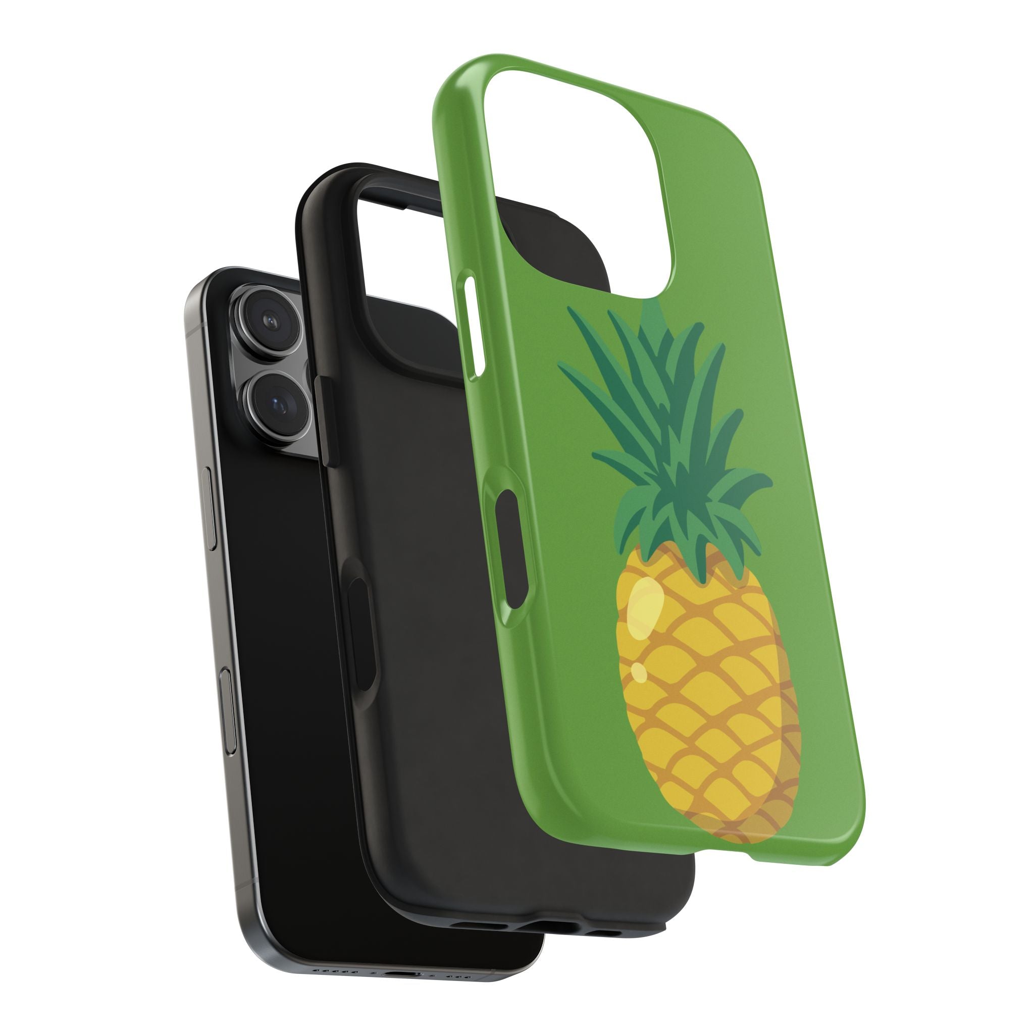 Pineapple Tough Phone Case — Tropical Green Protective Phone Cover