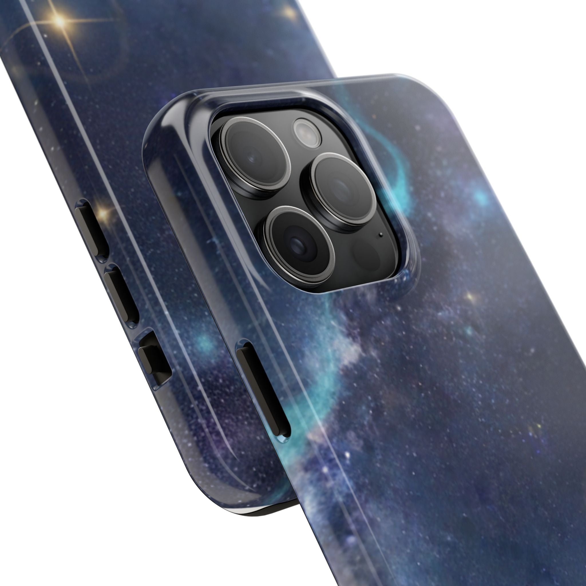 Galaxy Night Sky Tough Phone Case — Starry Landscape Protective Phone Cover