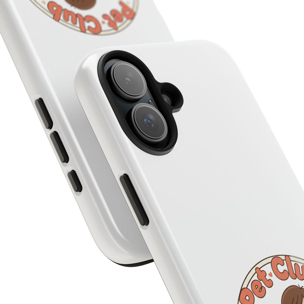 Pet Club Tough Phone Case — Cute Boy & Cat Illustration, "Togetherness" Design