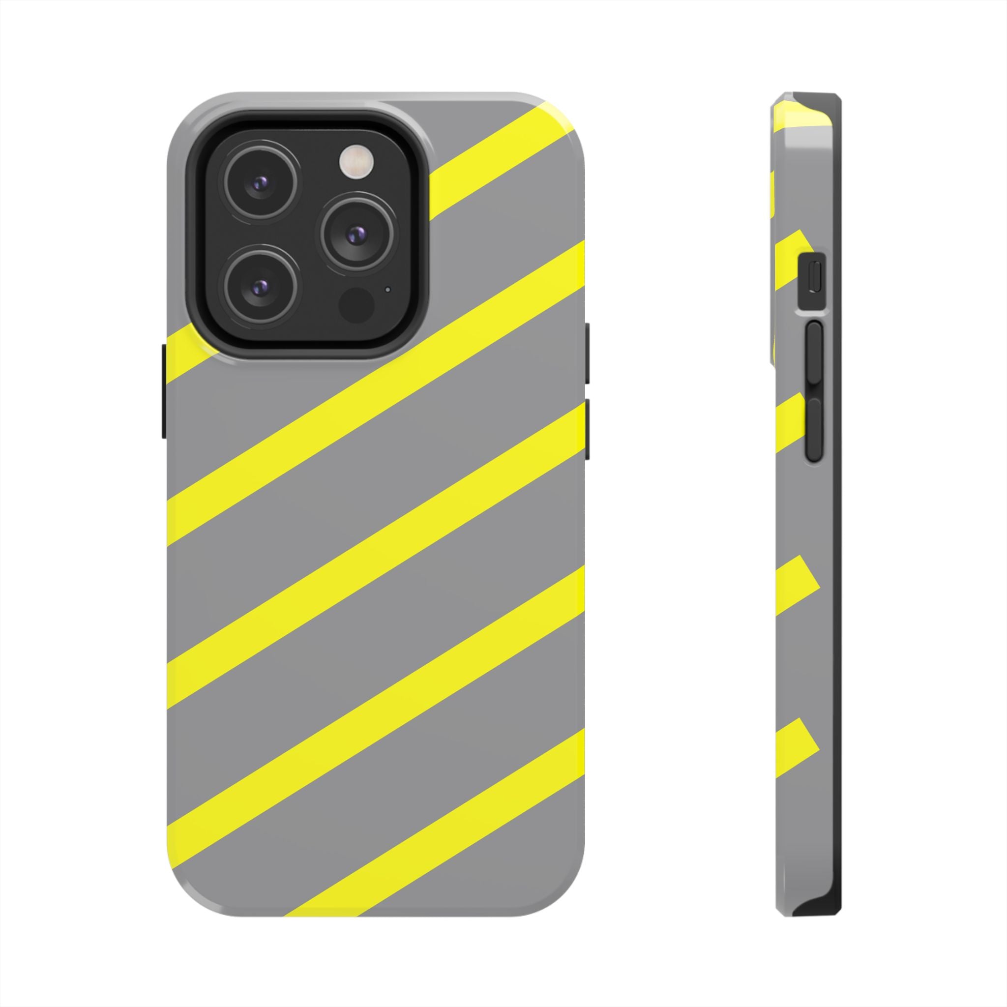 Copy of Tough Phone Case — Blue Diagonal Stripe Shockproof Cover