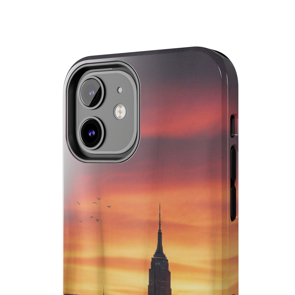 Tough Phone Case — NYC Skyline Sunset Protective Cover