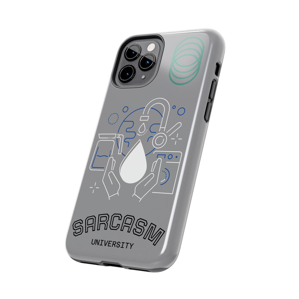 Sarcasm University Tough Phone Case — Scientific Lab Drop Design