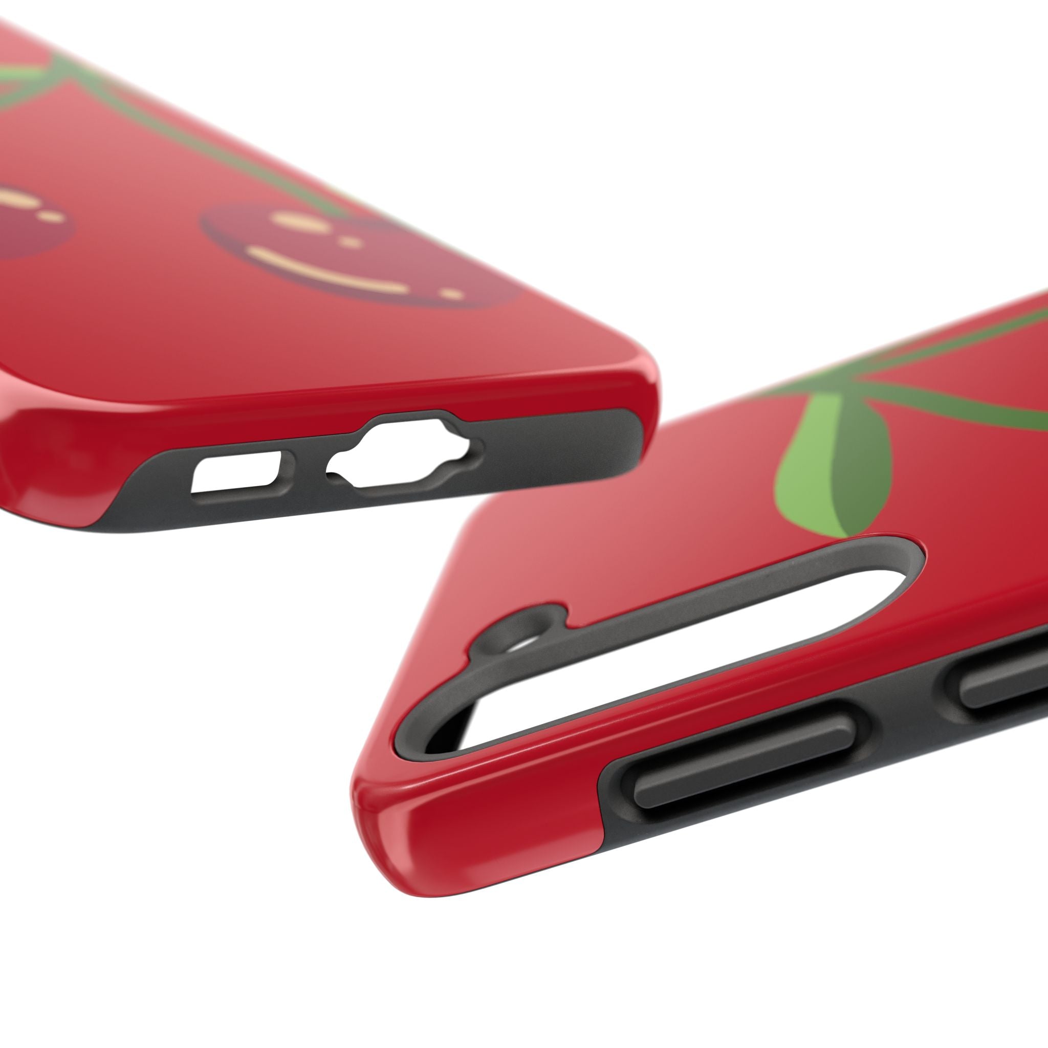 Cherry Red Tough Phone Case — Cute Retro Fruit iPhone Case